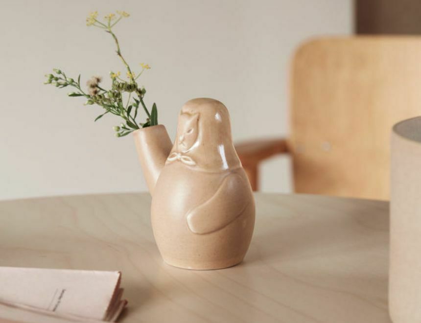 Easter Dog Vase